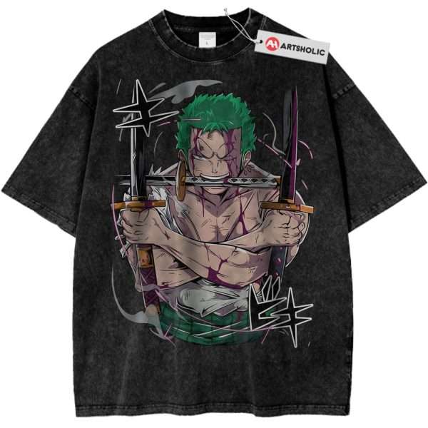 Roronoa Zoro Shirt, One Piece Shirt, Anime Shirt, Vintage Tee