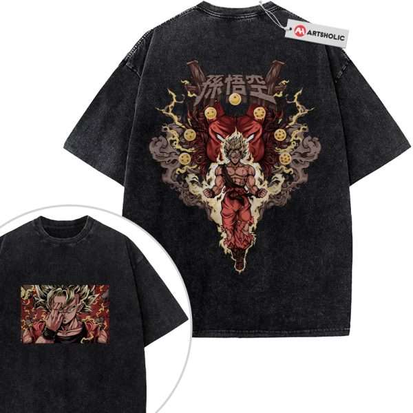 Son Goku Shirt, Dragon Ball Z Shirt, DBZ Shirt, Anime Shirt, Vintage T-Shirt 2-Sided