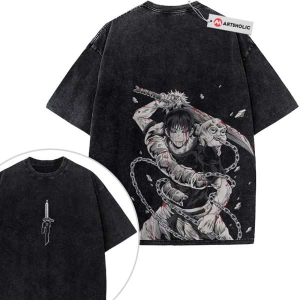 Toji Fushiguro Shirt, Jujutsu Kaisen Shirt, Anime Shirt, Vintage T-Shirt 2-Sided