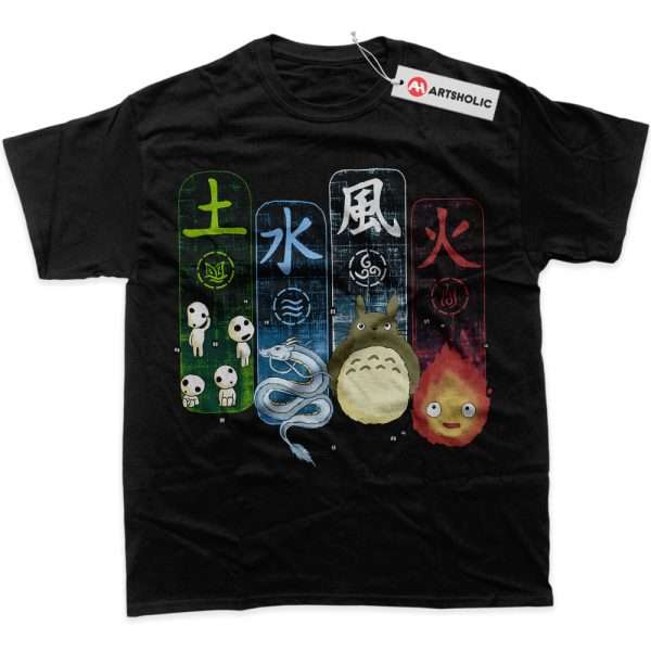 Studio Ghibli Shirt, Anime Shirt, Graphic T-Shirt