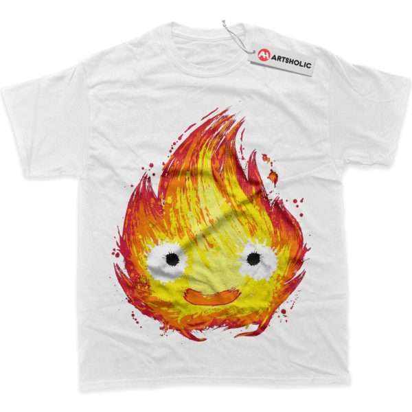 Calcifer Shirt, Howl's Moving Castle Shirt, Studio Ghibli Shirt, Anime Shirt, graphic T-Shirt