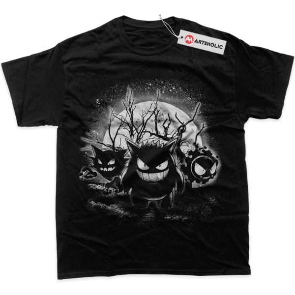 Pokemon Shirt, Gengar Shirt, Gatsly Shirt, Haunter Shirt, Anime Shirt, Graphic Tee