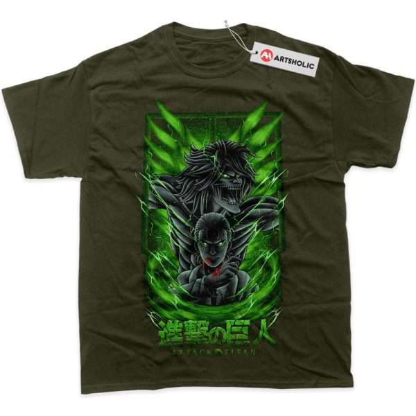 Eren Yeager Shirt, Attack On Titan Shirt, AOT Shirt, Anime Shirt, graphic T-Shirt