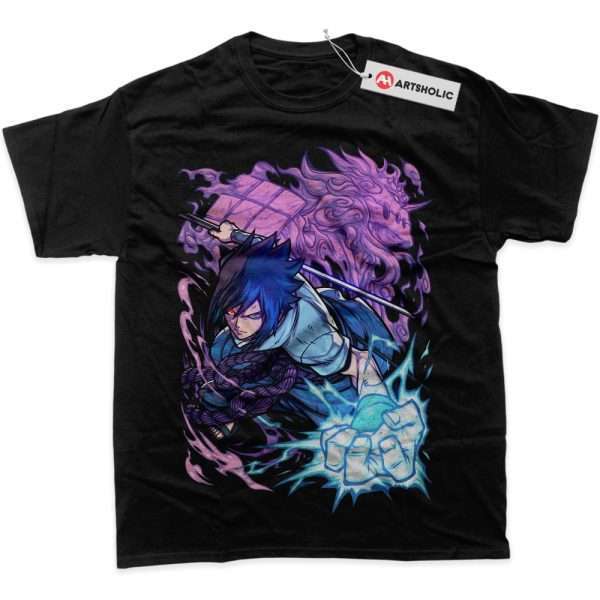 Sasuke Uchiha Shirt, Naruto Shirt, Anime Shirt, Graphic T-Shirt