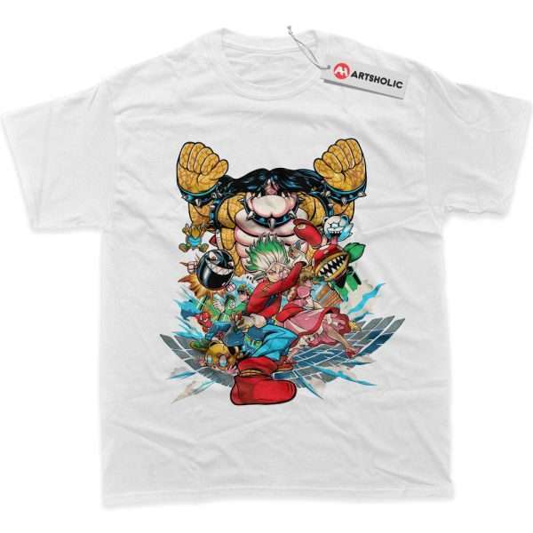 Dr Stone Shirt, Mario Shirt, Anime Shirt, graphic T-Shirt