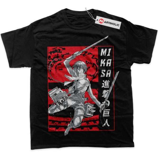 Mikasa Ackerman Shirt, Attack On Titan Shirt, AOT Shirt, Anime Shirt, Graphic T-Shirt