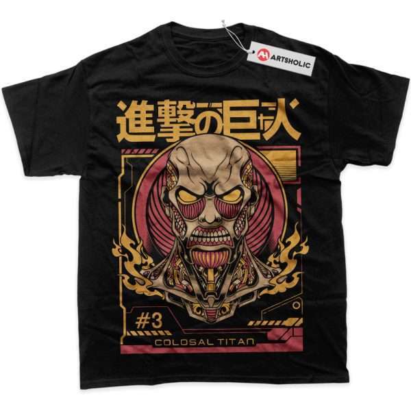 Colossal Titan Shirt, Attack On Titan Shirt, AOT Shirt, Anime Shirt, Graphic T-Shirt