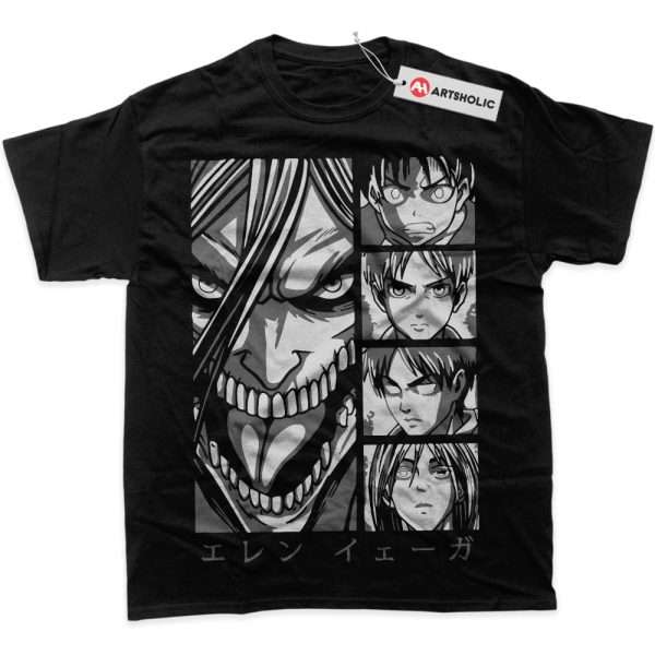 Eren Yeager Shirt, Attack On Titan Shirt, AOT Shirt, Anime Shirt, Graphic T-Shirt
