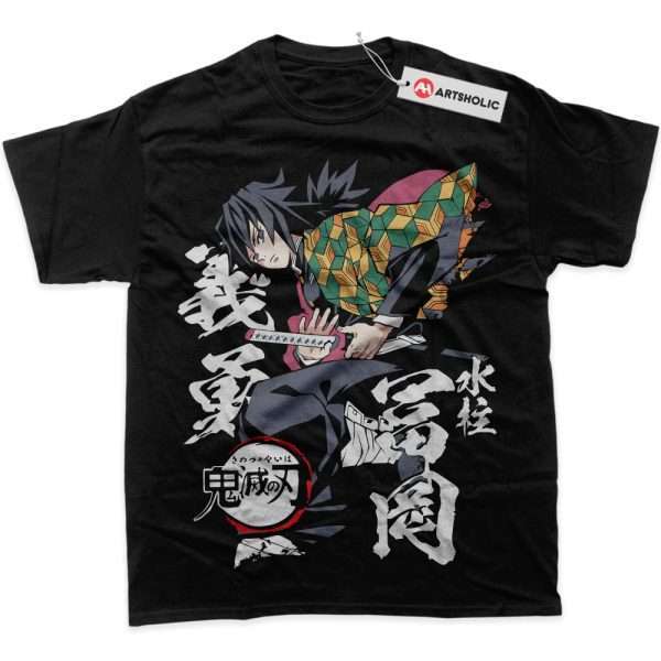 Giyu Tomioka Shirt, Demon Slayer Shirt, Anime Shirt, Graphic T-Shirt