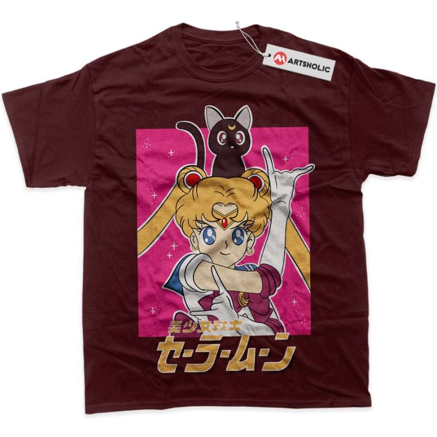 【新品】tuki. USAGI SAN Vintage T-shirt(M) ANI-1307-GT-WineRed-900x900.jpg