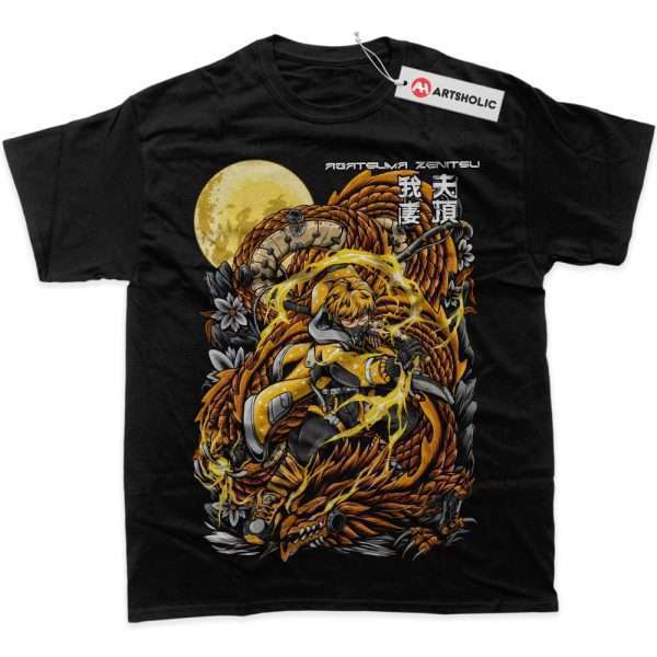 Zenitsu Agatsuma Shirt, Demon Slayer Shirt, Anime Shirt, Graphic T-Shirt