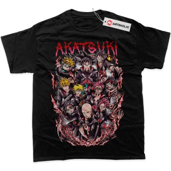 Goku Shirt, Naruto Shirt, Luffy Shirt, Tanjiro Kamado Shirt, Ichigo Kurosaki Shirt, Akatsuki Shirt, Anime Shirt,Graphic Tee