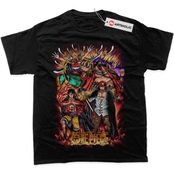 Four Emperors One Piece Shirt, Anime Shirt, Graphic Tee