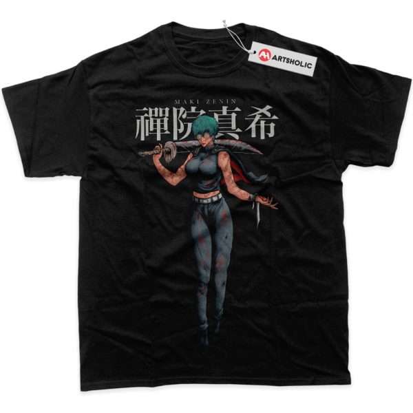 Maki Zenin Shirt, Jujutsu Kaisen Shirt, Anime Shirt, graphic Tee
