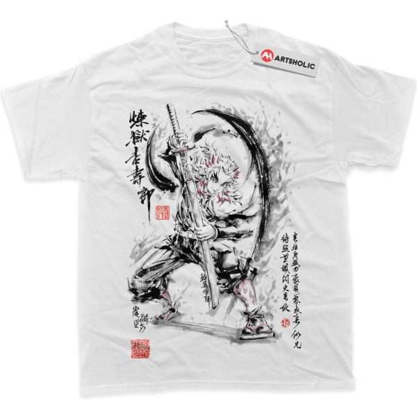 Kyojuro Rengoku Shirt, Demon Slayer Shirt, Anime Shirt, Graphic Tee