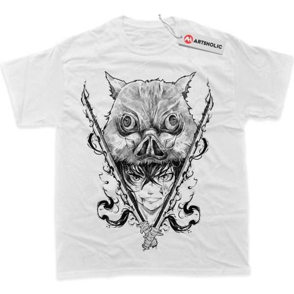 Inosuke Hashibira Shirt, Demon Slayer Shirt, Anime Shirt, Graphic Tee
