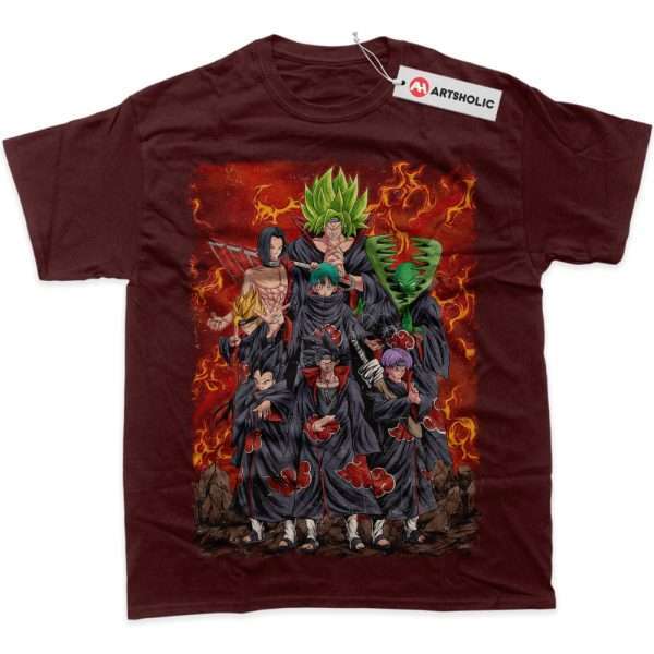 Akatsuki x Dragon Ball Shirt, DBZ Shirt, Anime Shirt, graphic Tee