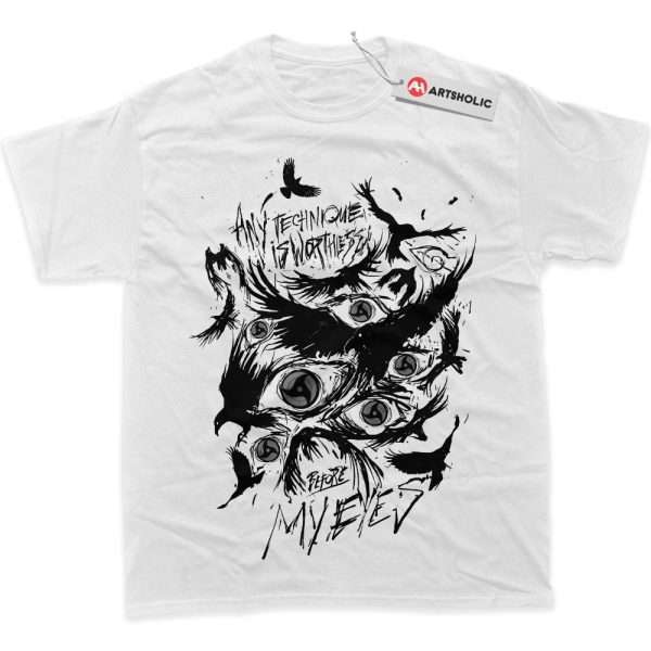 Sharingan Shirt, Naruto Shirt, Anime Shirt, Graphic T-Shirt