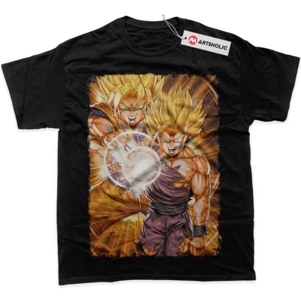 Son Goku and Gohan Shirt, Dragon Ball Shirt, Anime Shirt, graphic Tee