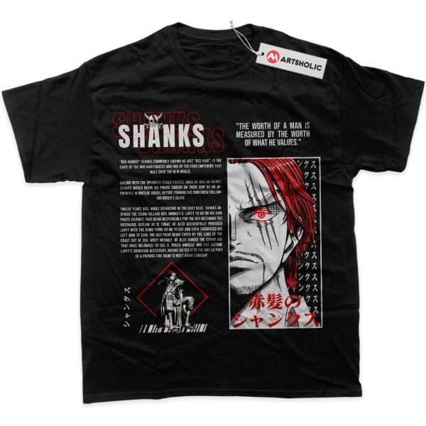 Shanks Shirt, One Piece Shirt, Anime Shirt, Graphic Tee