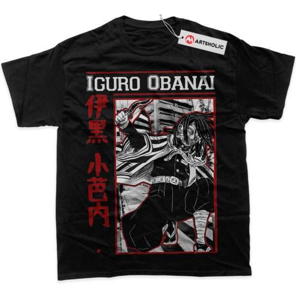 Obanai Iguro Shirt, Demon Slayer Shirt, Anime Shirt, Graphic T-Shirt