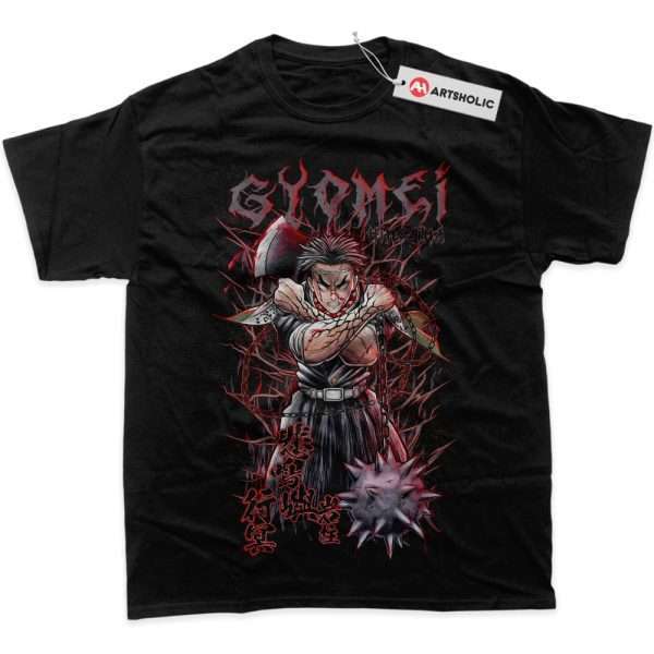 Gyomei Himejima Shirt, Demon Slayer Shirt, Anime Shirt, Graphic T-Shirt