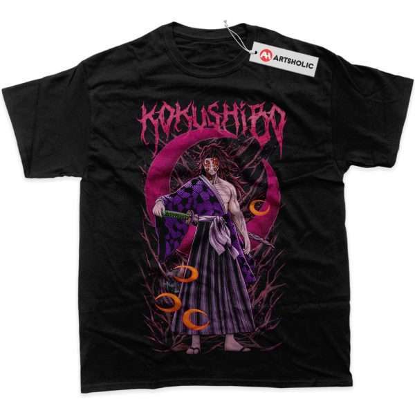 Kokushibo Shirt, Demon Slayer Shirt, Anime Shirt, graphic T-Shirt