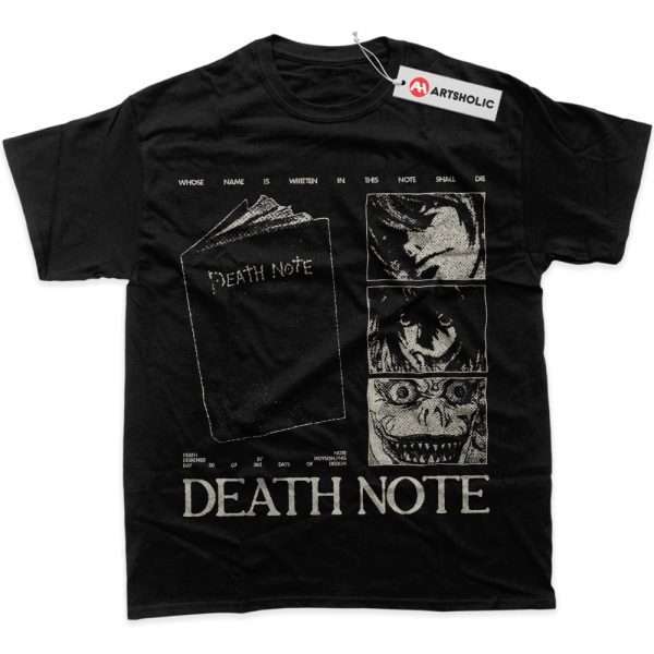 Death Note Shirt, Anime Shirt, Graphic Tee