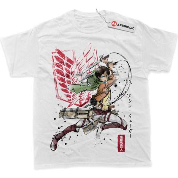 Eren Yeager Shirt, Attack on Titan Shirt, AOT Shirt, Anime Shirt, Graphic Tee