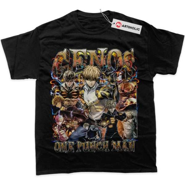 Genos Shirt, One Punch Man Shirt, Anime Shirt, Graphic T-Shirt