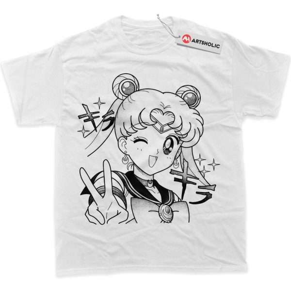 Usagi Tsukino Shirt, Sailor Moon Shirt, Anime Shirt, Graphic T-Shirt