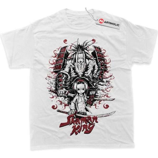 Yoh Asakura Shirt, Amidamaru Shirt, Shaman King Shirt, Anime Shirt, Graphic Tee