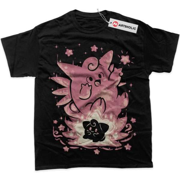 Clefable Shirt, Cleffa Shirt, Pokemon Shirt, Anime Shirt, Graphic Tee