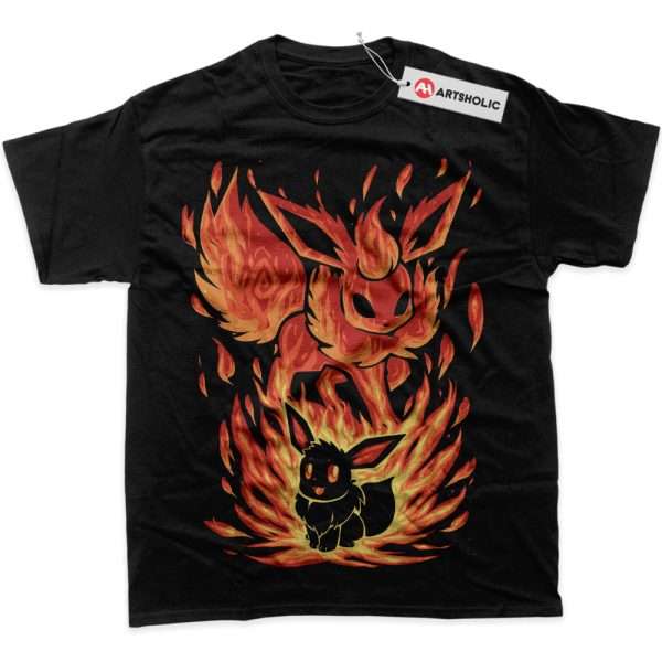 Flareon Shirt, Eevee Shirt, Pokemon Shirt, Anime Shirt, Graphic Tee