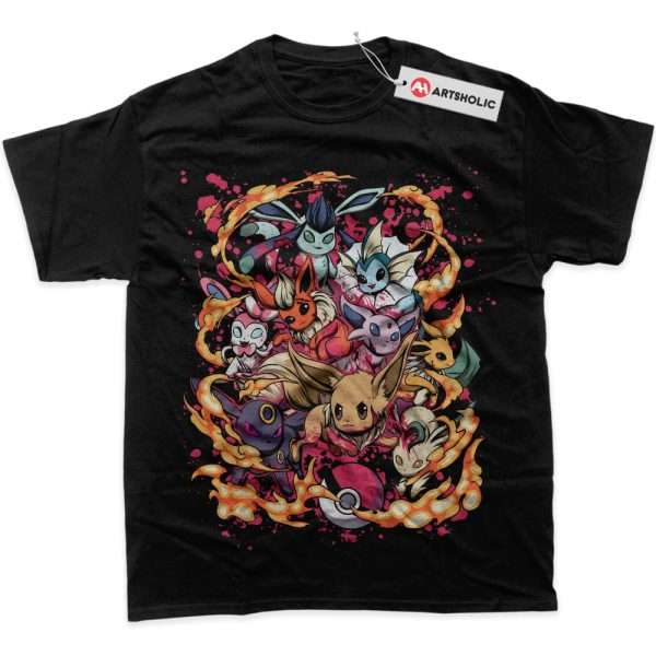 Eevee Shirt, Pokemon Shirt, Anime Shirt, Graphic T-Shirt
