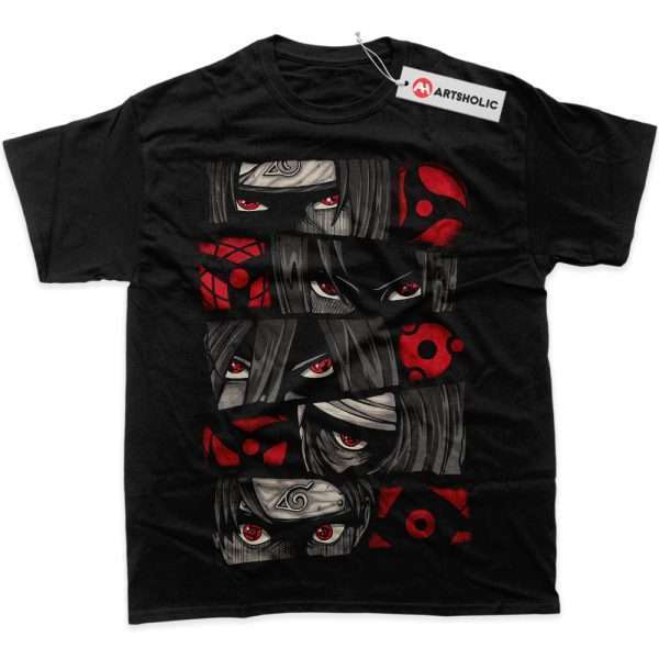 Sharingan Shirt, Naruto Shirt, Anime Shirt, Graphic T-Shirt