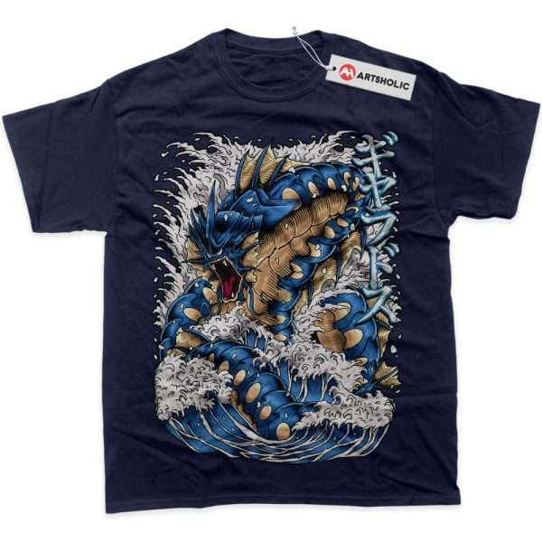 Gyarados Shirt, Pokemon Shirt, Anime Shirt, graphic T-Shirt
