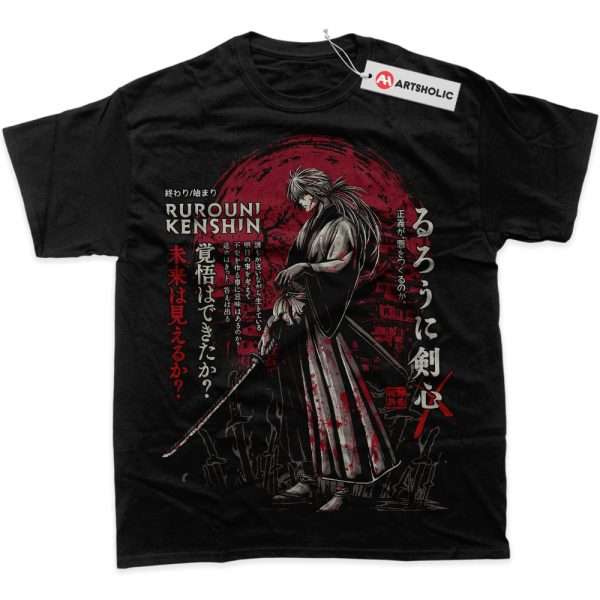 Kenshin Himura Shirt, Rurouni Kenshin Shirt, Anime Shirt, graphic Tee