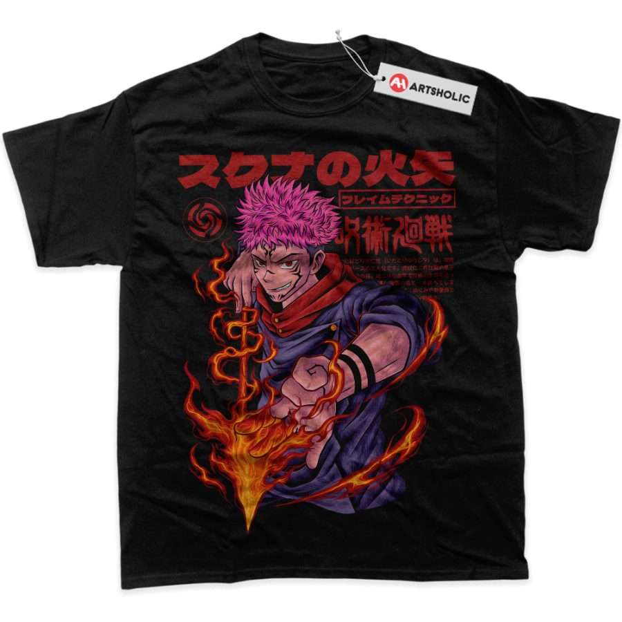 Yuji Itadori Shirt, Jujutsu Kaisen Shirt, Anime Shirt, graphic Tee