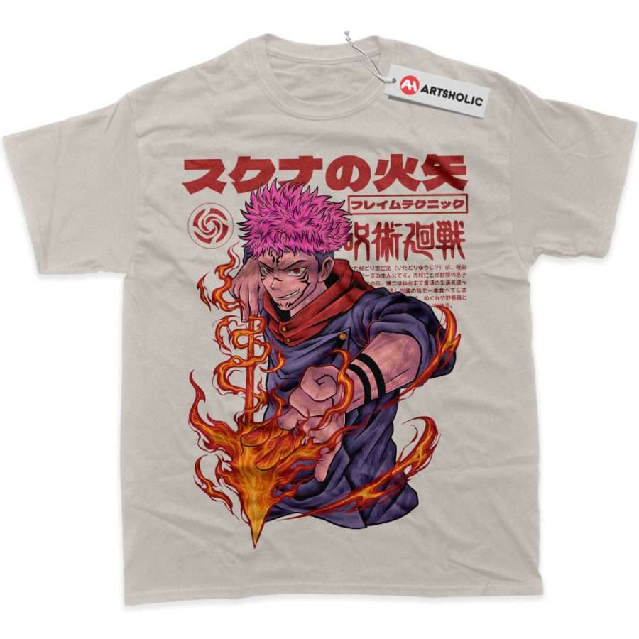 Yuji Itadori Shirt, Jujutsu Kaisen Shirt, Anime Shirt, graphic Tee