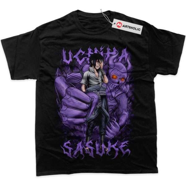 Sasuke Uchiha Shirt, Naruto Shirt, Anime Shirt, Graphic T-Shirt