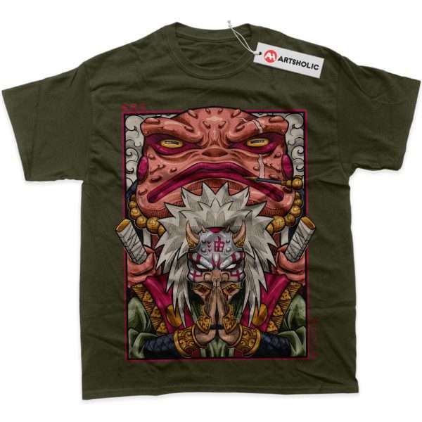 Jiraiya Shirt, Naruto Shirt, Anime Shirt, graphic T-Shirt