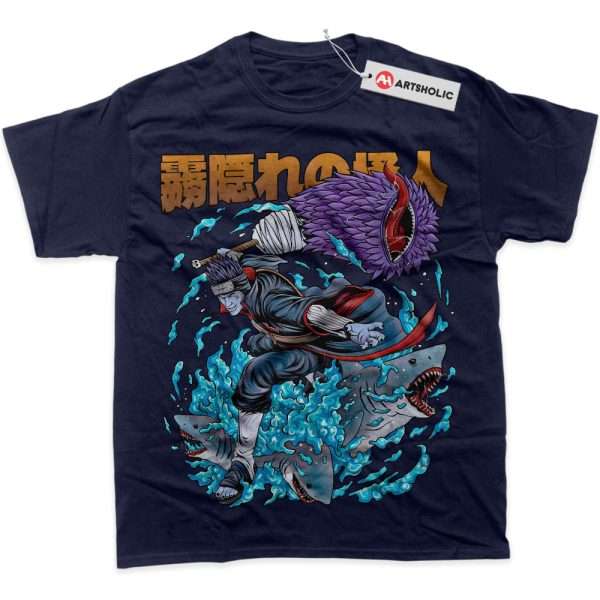 Kisame Hoshigaki Shirt, Naruto Shirt, Anime Shirt, Graphic T-Shirt