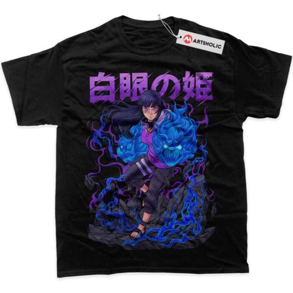 Hinata Hyuga Shirt, Naruto Shirt, Anime Shirt, Graphic T-Shirt