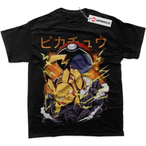 Pikachu Shirt, Pokemon Shirt, Anime Shirt, Graphic T-Shirt
