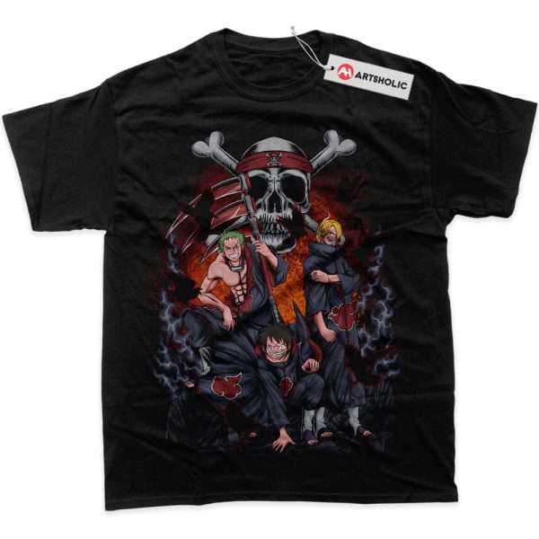 Akatsuki x One Piece Shirt, Anime Shirt, Graphic Tee