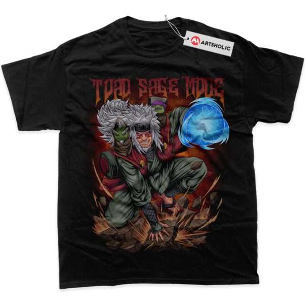 Jiraiya Shirt, Naruto Shirt, Anime Shirt, Graphic T-Shirt