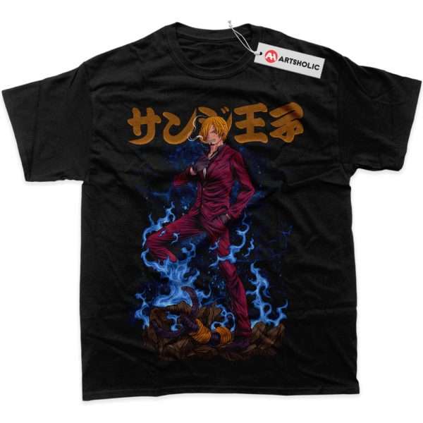 Vinsmoke Sanji Shirt, One Piece Shirt, Anime Shirt, Graphic T-Shirt