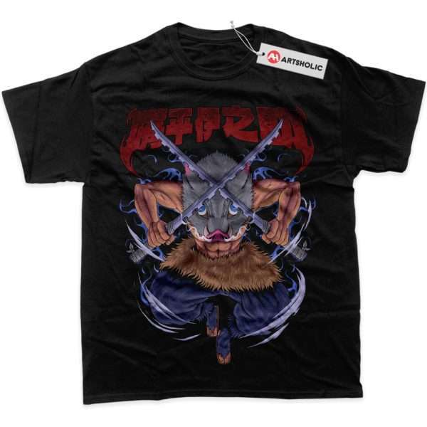 Inosuke Hashibira Shirt, Demon Slayer Shirt, Anime Shirt, Graphic Tee