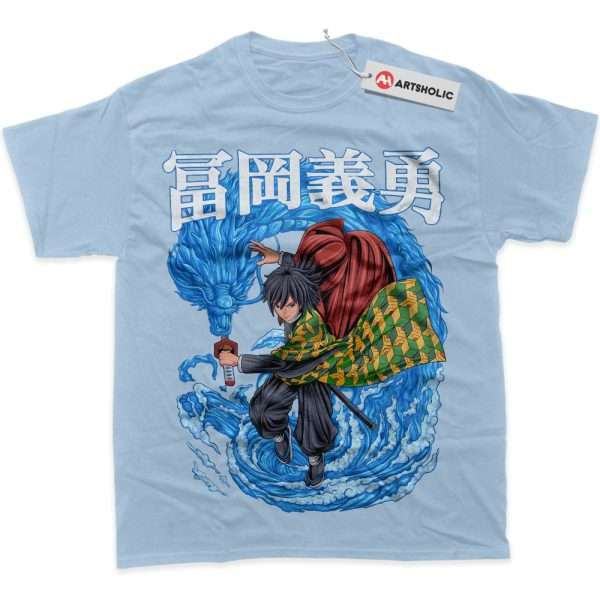 Giyu Tomioka Shirt, Demon Slayer Shirt, Anime Shirt, Graphic Tee